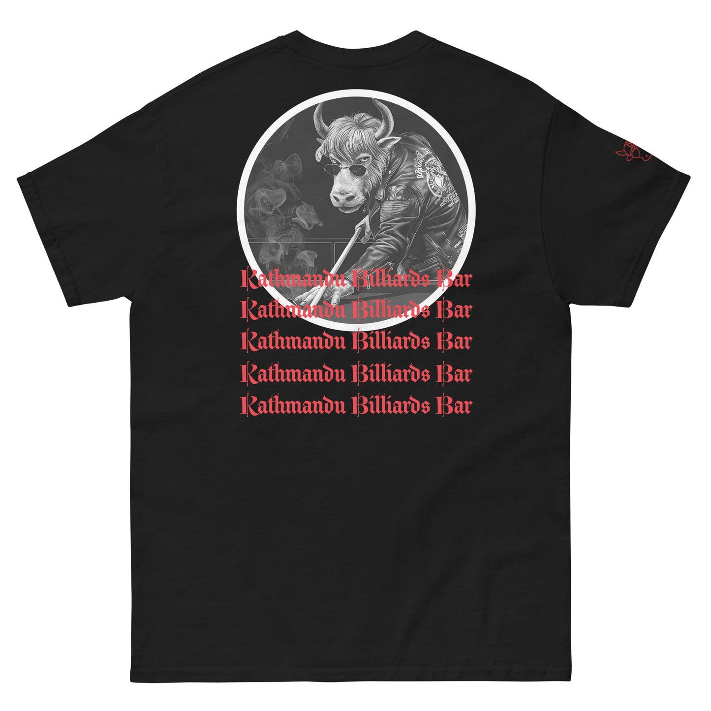 Kathmandu Billiards Bar Shirt No. 2 (Red - Unisex)