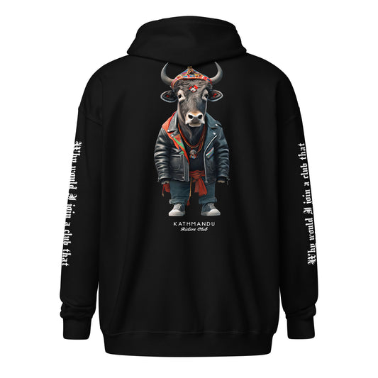 Standing Yak Hoodie No. 2 (Zip Up)