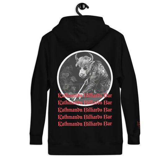 Kathmandu Billiards Bar Hoodie No. 2 (Red - Unisex Hoodie)