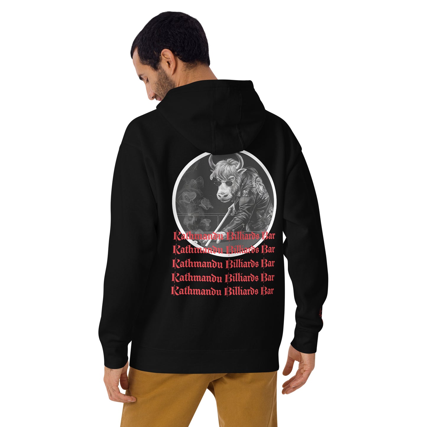 Kathmandu Billiards Bar Hoodie No. 2 (Red - Unisex Hoodie)