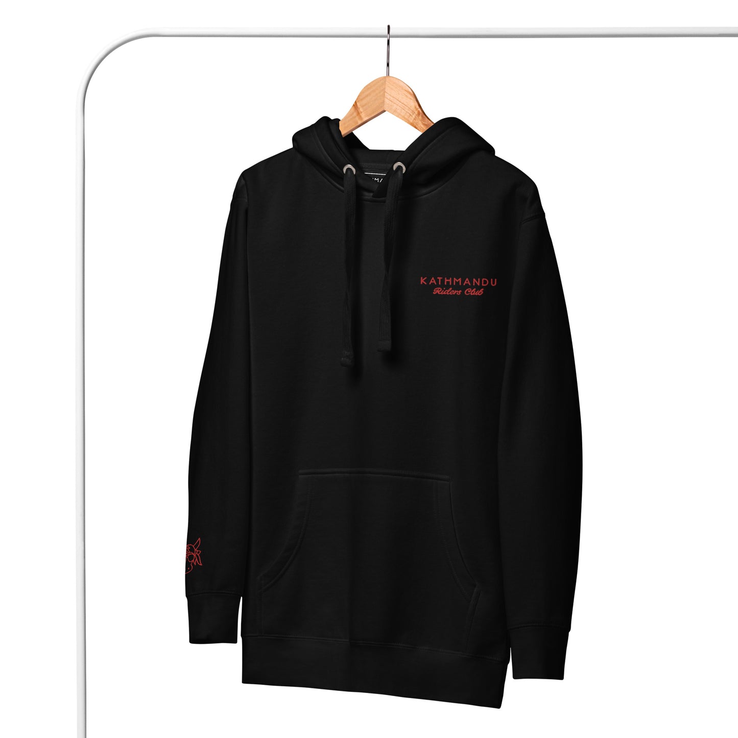 Kathmandu Billiards Bar Hoodie No. 2 (Red - Unisex Hoodie)