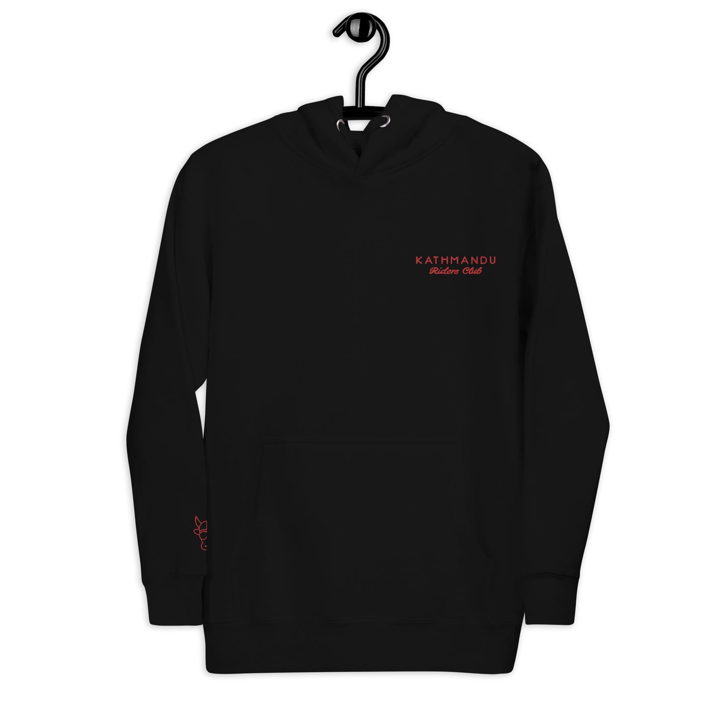 Kathmandu Billiards Bar Hoodie No. 2 (Red - Unisex Hoodie)